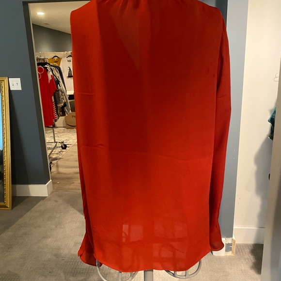 Scotch and soda red wrap blouse - Picture 6 of 7